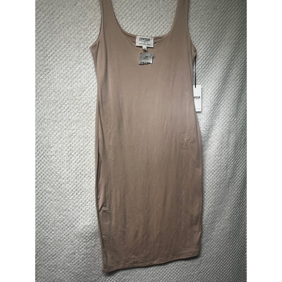 Womens Birch and Stone Contour Collection Tank Dress Bodycon with Pockets Large - Picture 1 of 14